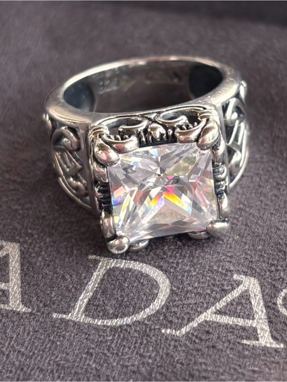 SILPADA Sterling Silver Uptown CZ Ring